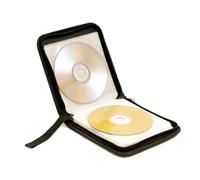 groov e Portable CD Wallet - CD Holder Case with Protective Sleeves - 40-Disc Capacity, Scratch & Dust Protection - Black