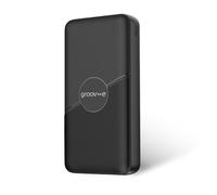 Groov-e Power Bank 20000 - Portable Phone Charger Power Bank for Smartphone, Android, & iPhone - 20000mAh Power Bank Fast Charging - USB-A & USB-C Output, USB-C & Micro-USB Input - Pre-Charged