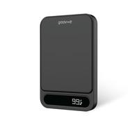 Groov-e Power Bank 5000 Magnetic - Wireless Phone Charger Power Bank for Smartphone, Android, & iPhone - 5000mAh Power Bank Fast Charging, USB-C Output, USB-C Input - Pre-Charged, MagSafe Compatible