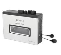 Groov-e Retro Cassette Player & Recorder with Bluetooth - Comes with Headphones, Has Auto Reverse Feature, Built-In Mic & Speaker, USB or Battery-Operated
