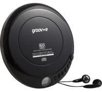 Groov-e Retro Series Personal CD Player with Earphones - Black