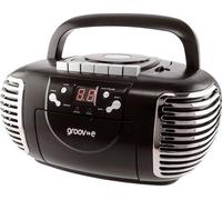 GROOV-E Retro GV-PS813 Boombox - Black, Black