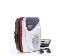 Groov-e Retro Series Personal Cassette Player Recorder in Silver Groov-e Silver