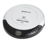 Groov-e Retro Series Personal CD Player With Earphones Silver - GVPS110SR