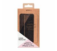 groov e Screen Protector - Tempered Glass Touchscreen Film for Smartphones - 9H Hardness, Bubble-Free, Ultra-Clear, High Sensitivity, Case-Friendly - For iPhone 12 / iPhone 12 Pro