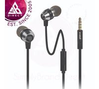 Groov-e Smart Buds Metal Earphones with Built-in Remote Microphone│3.5mm Plug