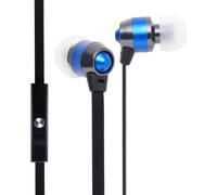 groov e Smart Buds - Wired In-Ear Earphones with Remote & Mic - 3.55mm Gold Plug Audio Jack - Music Playback & Hands-Free Calls - Includes Earbuds (3x Sizes) - Blue