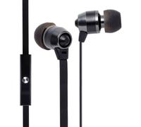 groov e Smart Buds - Wired In-Ear Earphones with Remote & Mic - 3.55mm Gold Plug Audio Jack - Music Playback & Hands-Free Calls - Includes Earbuds (3x Sizes) - Black