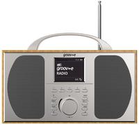 GROOV-E Stockholm Portable DAB/FM Bluetooth Radio - Brown & Grey, Silver/Grey,Brown