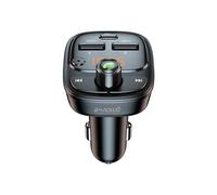 Groov-e Tune Play - Car FM Transmitter with Bluetooth Connectivity - Music Streaming, Handsfree Calling, USB Charging - 30W Power Delivery