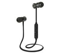 Groov-e Wireless Headphones Bluetooth Bullet Buds Silver Earphones Remote Mic