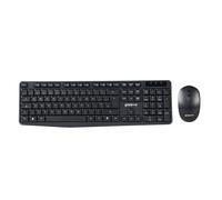 Groov-e Wireless Full UK-layout Keyboard & Mouse Set, Black