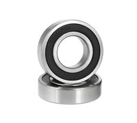 Groove Bearing, Ball, 1pc 6205/6206/6207/6208/6209 ZZ/2RZ-Type Bearings, 40x80x18mm(Rubber Cover,6209-2RZ(45x85x19))