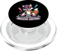 Groove Central Dj Fox Beats Music Vibes PopSockets PopGrip for MagSafe