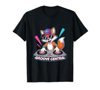 Groove Central Dj Fox Beats Music Vibes T-Shirt