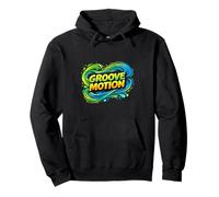 Groove Motion Flow Rhythm Energy Graphic Pullover Hoodie