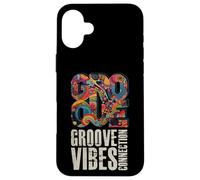 Groove Vibes Connection Design, Good Positive Mood & Music Case for iPhone 16 Plus