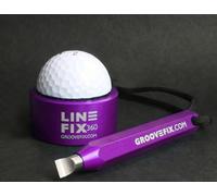 GrooveFix Groove Sharpener & LineFix360 Ball line marker bundle (Purple)