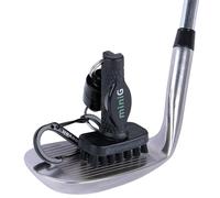 Grooveit Mini G The Dry Scrubber Golf Club Cleaning Brush, 3 Year Warranty, Magnetic Attachment, Black