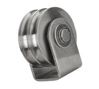 Grooves Cable Fixed Pulley Block for Marine, Ordinary Rack Pulley | Low Friction Bearing for Heavy Duty Mechanical Systems, Stainless Steel Construction for Industrial Applications
