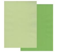 Groovi Coloured Parchment Paper: Meadow Green & Willow Green A4 x 10 Sheets