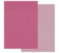 Groovi Coloured Two Tone Parchment Paper: Pink A4 x 10 Sheets