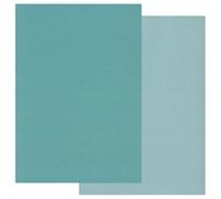 Groovi Coloured Two Tone Parchment Paper: Teal A4 x 10 Sheets