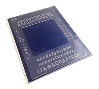 Groovi Plate Mate (Alphabet) for A5 Square Plates
