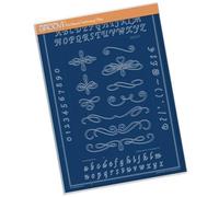Groovi Plate Mate - For A5 Groovi Plates (Calligraphy Alphabet)