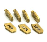 Grooving Insert 50/100pcs SP200 SP300 SP400 PC9030 NC3020 NC3030 Slotted Carbide Inserts grooving turning tool(10PCS,SP400 NC3020)