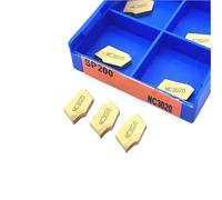 Grooving Insert SP200 SP300 SP400 SP600 NC3030 NC3020 Grooving Cut-Off Cutter blade Slotted Carbide Inserts(SP200 NC3020)