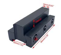 Grooving Parting Block Holder SMBB 1626 2026 2032 2532 3232 Lathe | Crafted from alloy steel hardened to 52-56 rating, this grooving plate holder delivers reliable durability for machining.