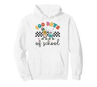 Groovy 100 Days of School Retro Pencil Eraser Kids Teacher G Pullover Hoodie