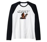 Groovy | 1990's Campy Cult Horror Movie Quote Raglan Baseball Tee