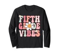 Groovy 5th Grade Back To School First Day of Fifth Grade Long Sleeve T-Shirt