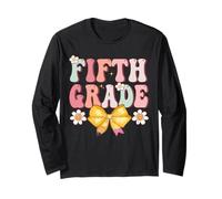 Groovy 5th Grade Back To School First Day of Fifth Grade Long Sleeve T-Shirt