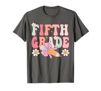 Groovy 5th Grade Back To School First Day of Fifth Grade T-Shirt