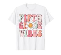 Groovy 5th Grade Back To School First Day of Fifth Grade T-Shirt