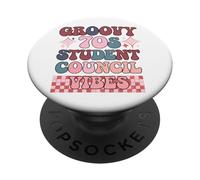 Groovy 70s Student Council Vibes School Election Day PopSockets Adhesive PopGrip