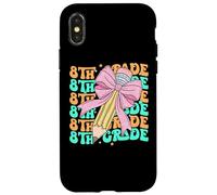 Groovy 8th Grade Back To School First Day of Eighth Grade Case for iPhone X/XS