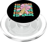 Groovy 8th Grade Back To School First Day of Eighth Grade PopSockets PopGrip for MagSafe
