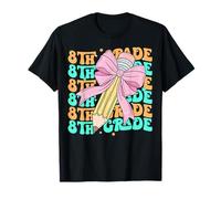 Groovy 8th Grade Back to School First Day of Eighth Grade T-Shirt
