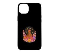 Groovy Afro Woman Celestial Stars Moon Flowers Case for iPhone 14 Plus