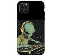 Groovy Alien Mixing Tunes at the DJ Booth for Parties Case for iPhone 11 Pro Max