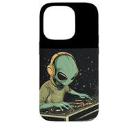 Groovy Alien Mixing Tunes at the DJ Booth for Parties Case for iPhone 14 Pro
