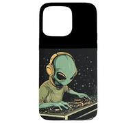 Groovy Alien Mixing Tunes at the DJ Booth for Parties Case for iPhone 15 Pro Max