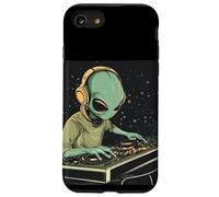 Groovy Alien Mixing Tunes at the DJ Booth for Parties Case for iPhone SE (2020) / 7 / 8