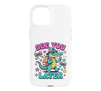 Groovy Alligator Student Farewell Graphic Case for iPhone 15