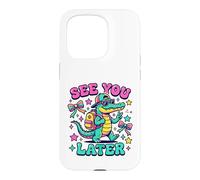 Groovy Alligator Student Farewell Graphic Case for iPhone 15 Pro