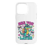 Groovy Alligator Student Farewell Graphic Case for iPhone 15 Pro Max